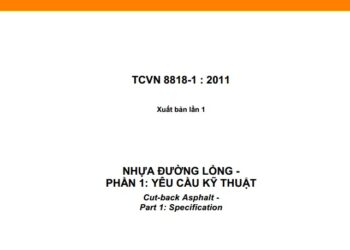 TCVN 8818 – 2011 NHỰA ĐƯỜNG LỎNG (TRỌN BỘ)