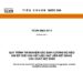 TCVN 8862:2011 QUY TRÌNH THÍ NGHIỆM XÁC ĐỊNH CƯỜNG ĐỘ KÉO KHI ÉP CHẺ CỦA VẬT LIỆU HẠT LIÊN KẾT BẰNG CÁC CHẤT KẾT DÍNH