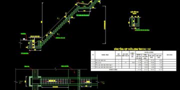 Bản vẽ bậc nước