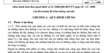 22 TCN 211 – 06 Áo đường mềm – Các yêu cầu thiết kế