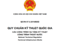 QCVN 07-2:2016/BXD Quy chuẩn Kỹ thuật Quốc gia Các công trình hạ tầng kỹ thuật – Công trình thoát nước