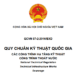 QCVN 07-2:2016/BXD Quy chuẩn Kỹ thuật Quốc gia Các công trình hạ tầng kỹ thuật – Công trình thoát nước