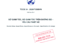 TCCS 34:2020/TCĐBVN: Tiêu chuẩn cơ sở gờ giảm tốc, gồ giảm tốc trên đường bộ – Yêu cầu thiết kế